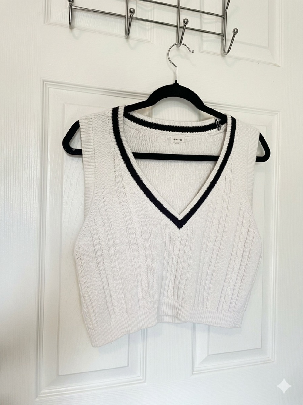 GARAGE WHITE VEST - HERS S